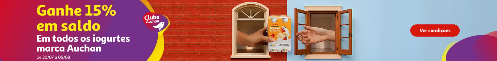 Campanha MDD Iogurtes Auchan || 30/07 a 05/08 | Auchan