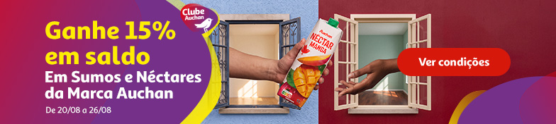 Campanha MDD Sumos e Néctares || 20/08 a 26/08 | Auchan