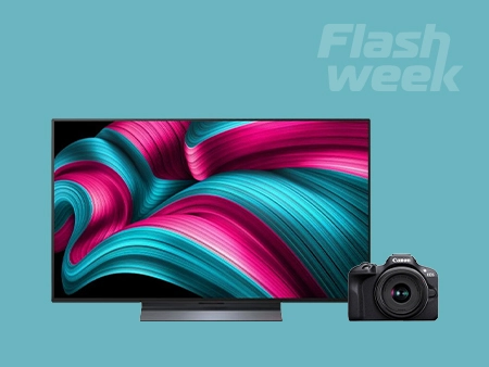 Preços baixos em fotografia e TVs || 22/04 a 28/04