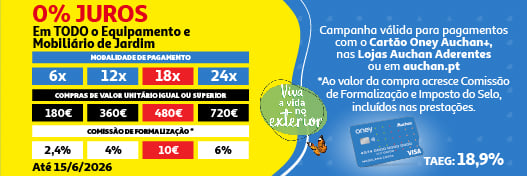 Campanha 0 juros Mob Jardim ONEY || Até 15/06 | Auchan