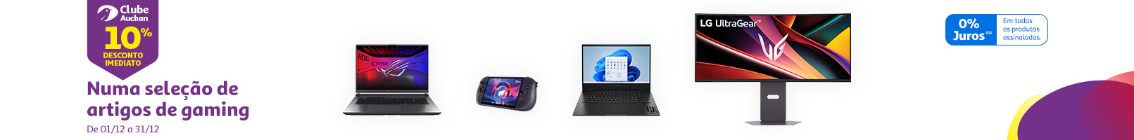 Numa seleção de artigos Gaming | Auchan