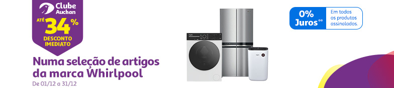 Numa seleção de artigos da marca Whirpool | Auchan