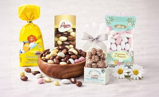 Amêndoas e drageias