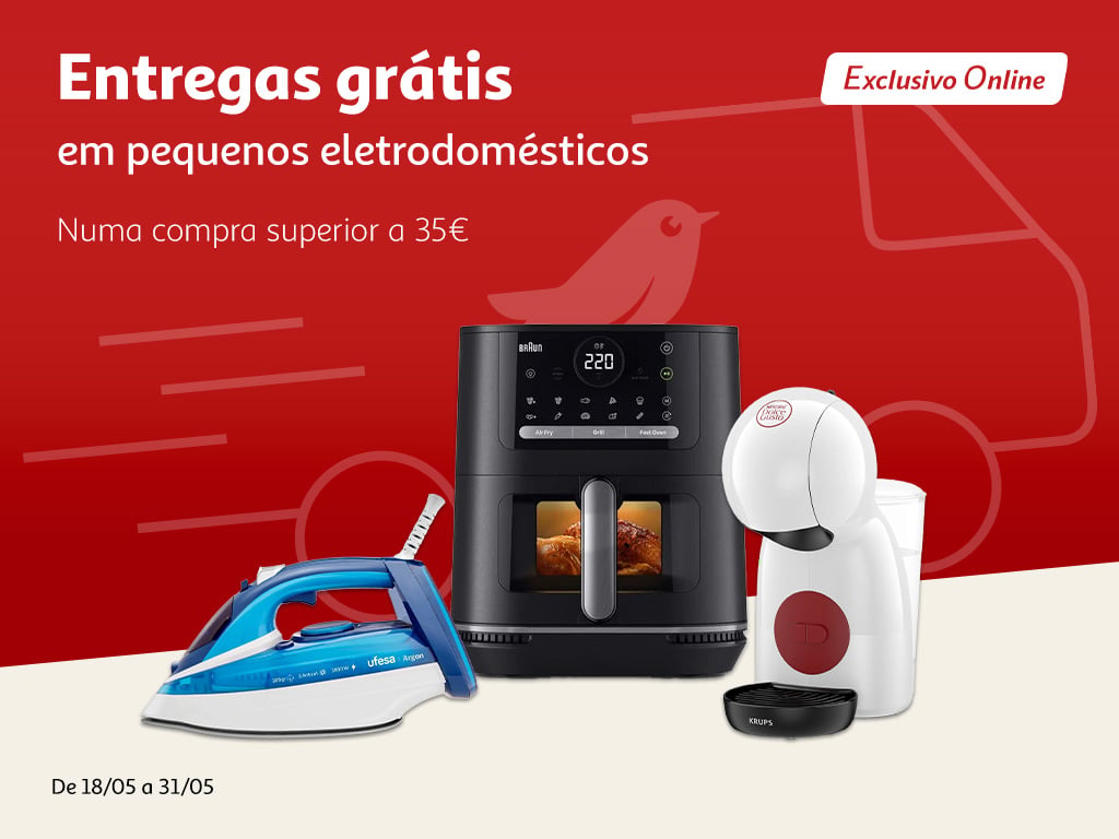 Campanha Pequenos Domésticos Entregas Grátis || 18/05 a 31/05 || Auchan