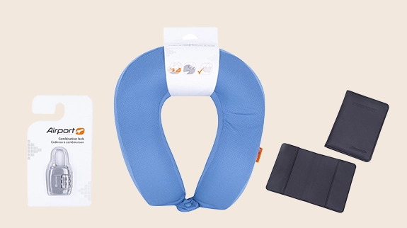 Acessórios de viagem e necessaires