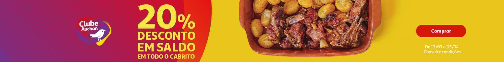 Campanha Clube Auchan Cabrito || 13/03 a 04/04 | Auchan