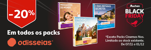 Campanha Odisseias Black Friday || 07/11 a 01/12 | Auchan