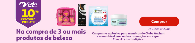 Campanha Clube Beleza || 21/04 a 05/05 | Auchan