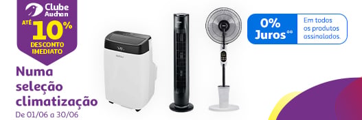 Até 10% desconto imediato numa seleção climatização || 01/06 a 30/06 | Auchan