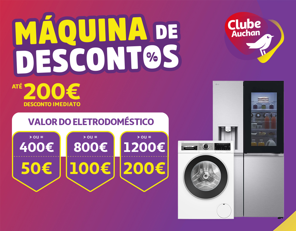 Em grandes eletrodomésticos || 13/03 a 05/04