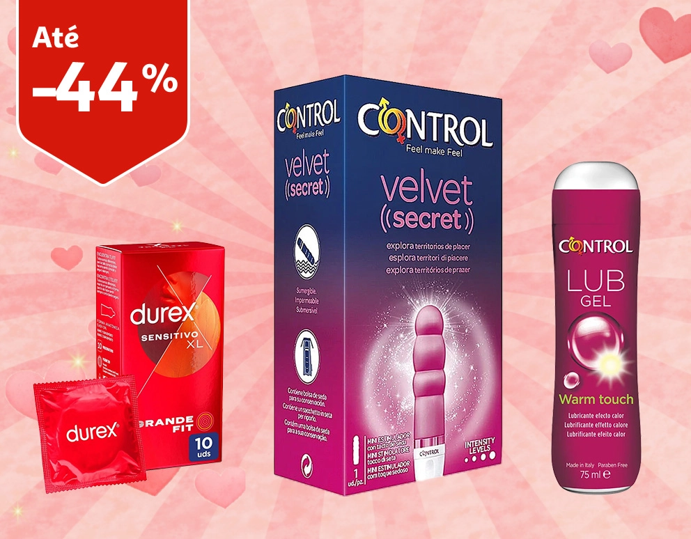 Em grandes marcas de Saúde Sexual || 05/02 a 14/02