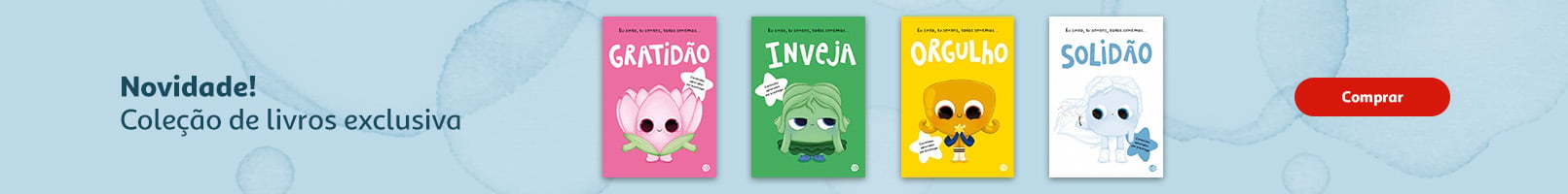 Campanha Lançamento Livros Eu sinto, tu sentes, todos sentimos || 01/10 a 30/10 | Auchan