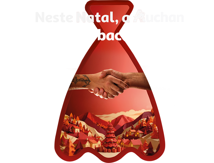 Neste Natal, a Auchan dá um bacalhau.