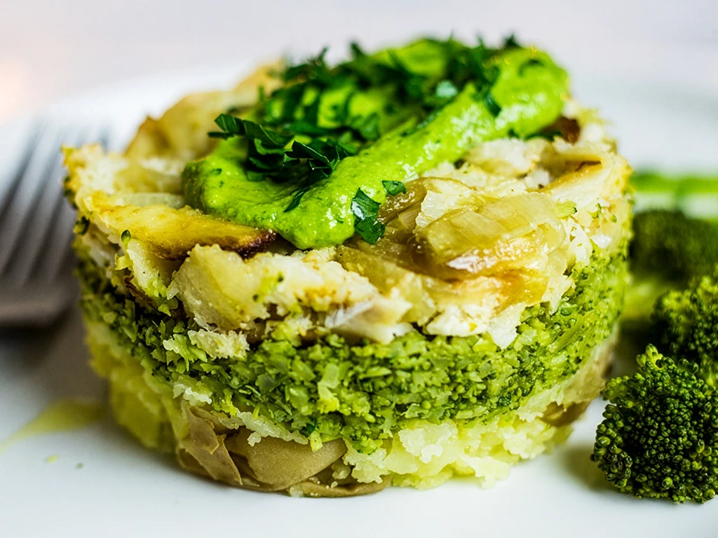 Timbale de bacalhau