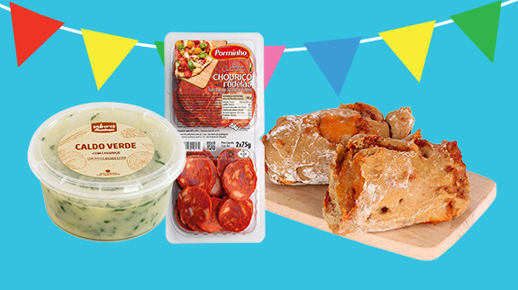 Pão, Enchidos, Salgados e Caldo Verde
