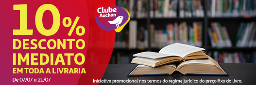 Campanha 10% Clube Auchan Livraria || 07/07 a 21/07 | Auchan