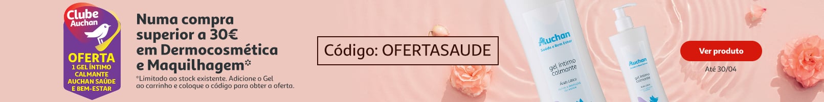 Oferta Gel Íntimo SBE || 31/03 a 30/04 | Auchan