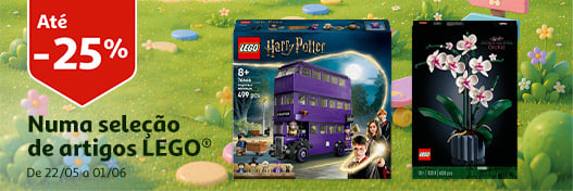 Campanha Lego Até 25% || 22/05 a 01/06 | Auchan