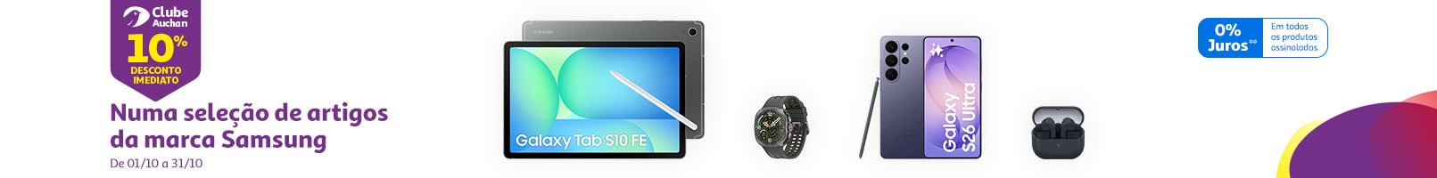 Encarte Samsung || 01/10 a 31/10/2026 | Auchan