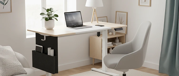 Auchan || Secretária ajustável elétrica Qilive