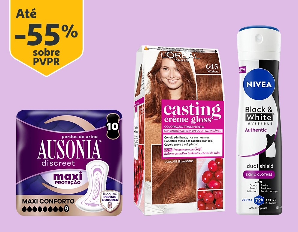 Em grandes marcas de Beleza e Higiene || 17/09 a 30/09