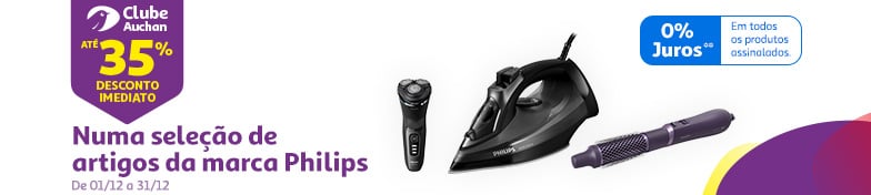 Numa seleção de artigos da marca Philips | Auchan