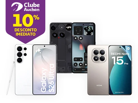 Numa seleção de smartphones || 01/08 a 31/08