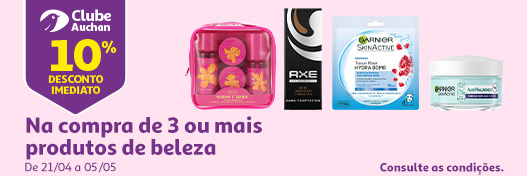 Campanha Clube Beleza || 21/04 a 05/05 | Auchan