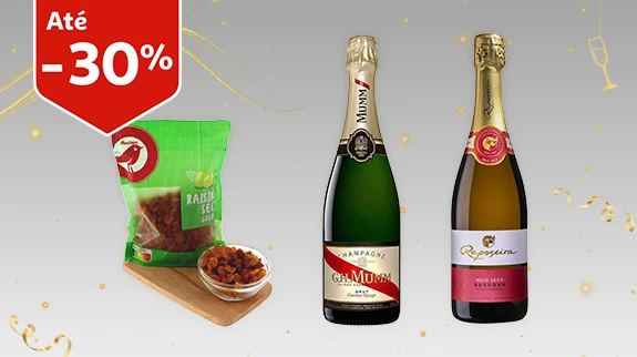 Champanhe e Passas