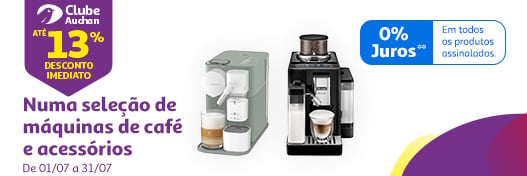 Numa seleção de máquinas de café e acessórios || 01/07 a 31/07 | Auchan