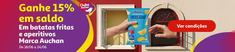 Campanha MDD Batatas Fritas e Aperitivos || 18/06 a 24/06 | Auchan