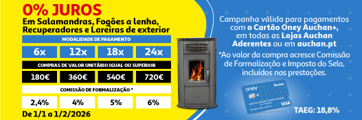 Campanha Oney 0% juros Aquecimento || 01/01 a 01/02 | Auchan