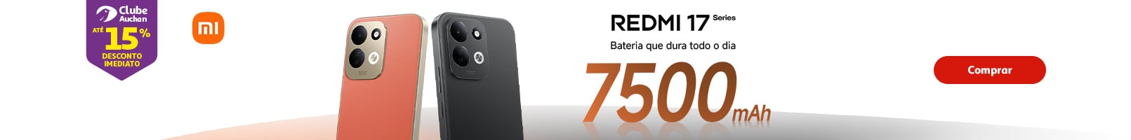 Campanha Lançamento Xiaomi 17 15% Clube Auchan || 31/08 a 04/10/2026 | Auchan