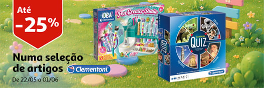 Campanha Clementoni Até 25% || 22/05 a 01/06 | Auchan