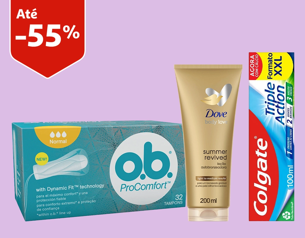 Em grandes marcas de Beleza e Higiene || 28/05 a 10/06
