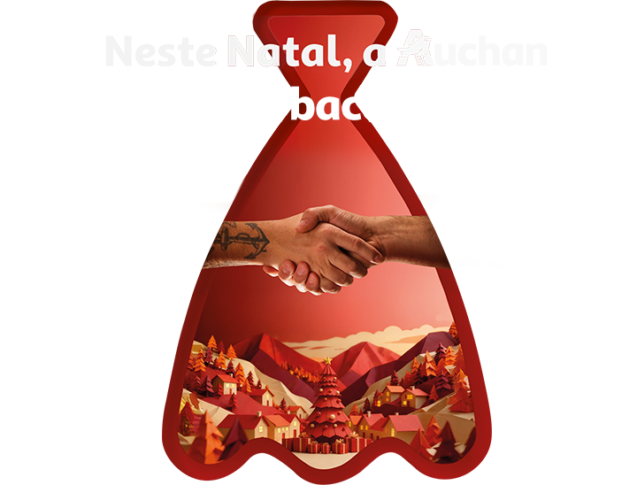 Neste Natal, a Auchan dá um bacalhau.