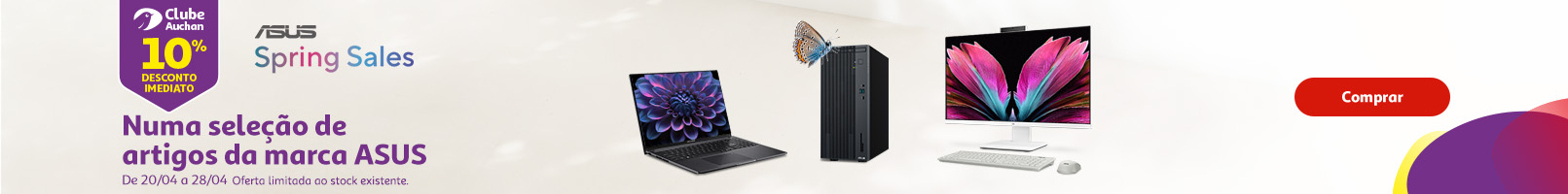 Campanha ASUS Clube Auchan || 20/04 a 28/04  | Auchan