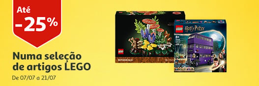 Campanha Lego Até 25% || 07/07 a 21/07 | Auchan