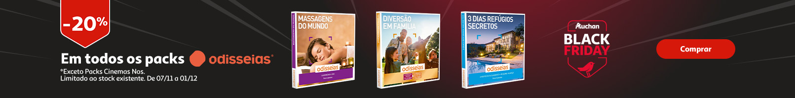 Campanha Odisseias Black Friday || 07/11 a 01/12 | Auchan