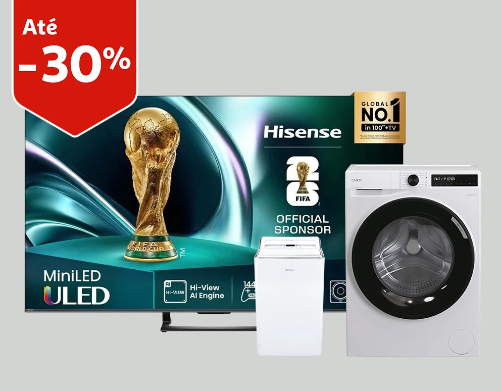 Em tecnologia e eletrodomésticos || 26/12 a 12/01