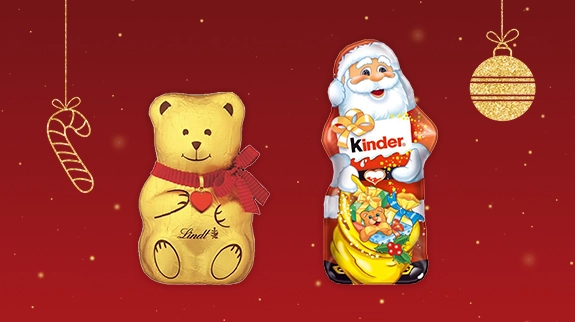 Fantasias e figuras de chocolate