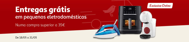 Campanha Pequenos Domésticos Entregas Grátis || 18/05 a 31/05 | Auchan
