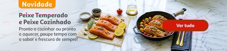 Novidade Peixaria Peixe Cozinhado e Peixe temperado || 31/03 a 30/04 | Auchan