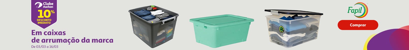 Campanha Clube Auchan Caixas Fapil || 03/03 a 16/03 | Auchan