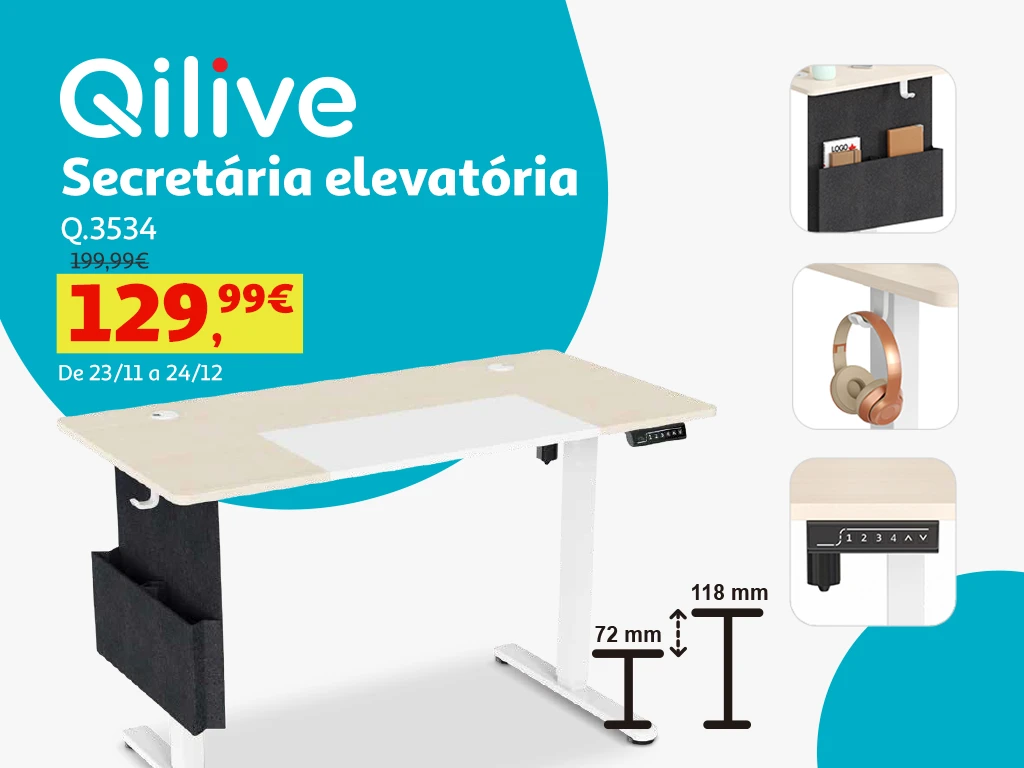 Campanha Secretária Qilive || 23/11 a 24/12 | Auchan
