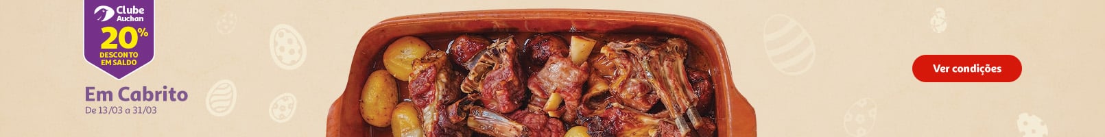 Campanha Clube Auchan Cabrito || 13/03 a 04/04 | Auchan