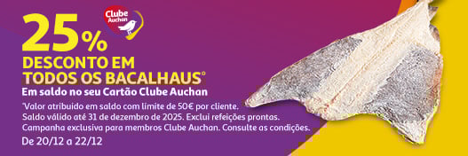 Campanha Bacalhau || 20/12 a 22/12 | Auchan