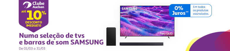 Encarte Samsung || 01/03 a 31/03 | Auchan