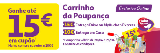Carrinho da Poupança || 20/04 a 26/04 | Auchan