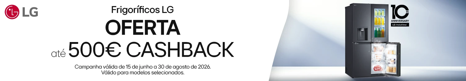 Campanha LG Cashback | 15/06 a 30/08